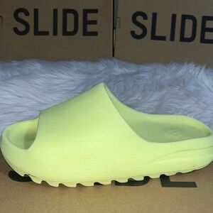 Yeezy Slide Sandals in Neon Yellow